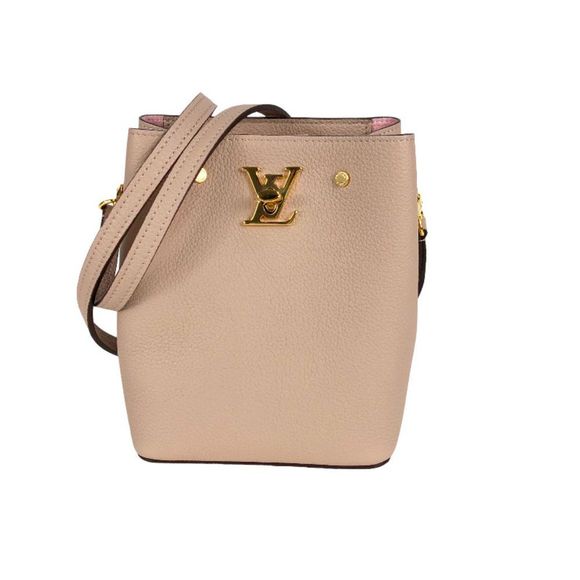 Louis Vuitton Nano Lock Me Greige Shoulder Bag - Picture 1 of 7